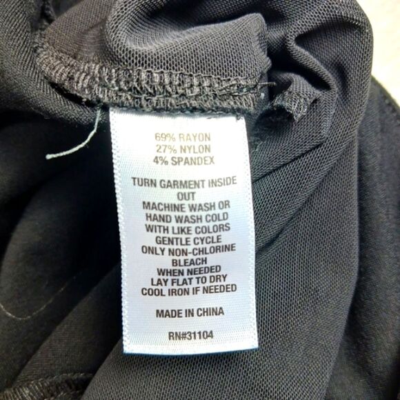 Wonderly Stretch Trouser Pants. Pull Up. Black. Woman's XL. Career Pants........ - Picture 4 of 9